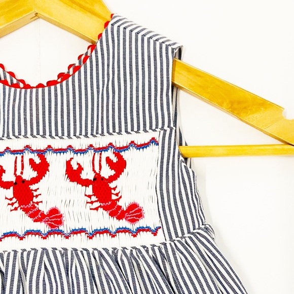 NWT Smocked Crab Dress - Picture 1 of 8